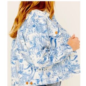 Wrangler Blue and White Jean Jacket